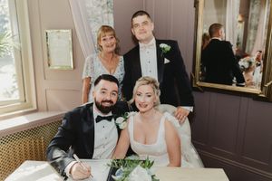 Northumberland wedding photographer. Ellingham Hall wedding photos