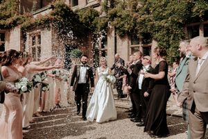 Northumberland wedding photographer. Ellingham Hall wedding photos