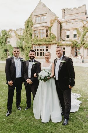 Northumberland wedding photographer. Ellingham Hall wedding photos