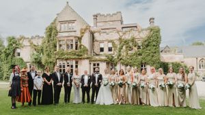 Northumberland wedding photographer. Ellingham Hall wedding photos