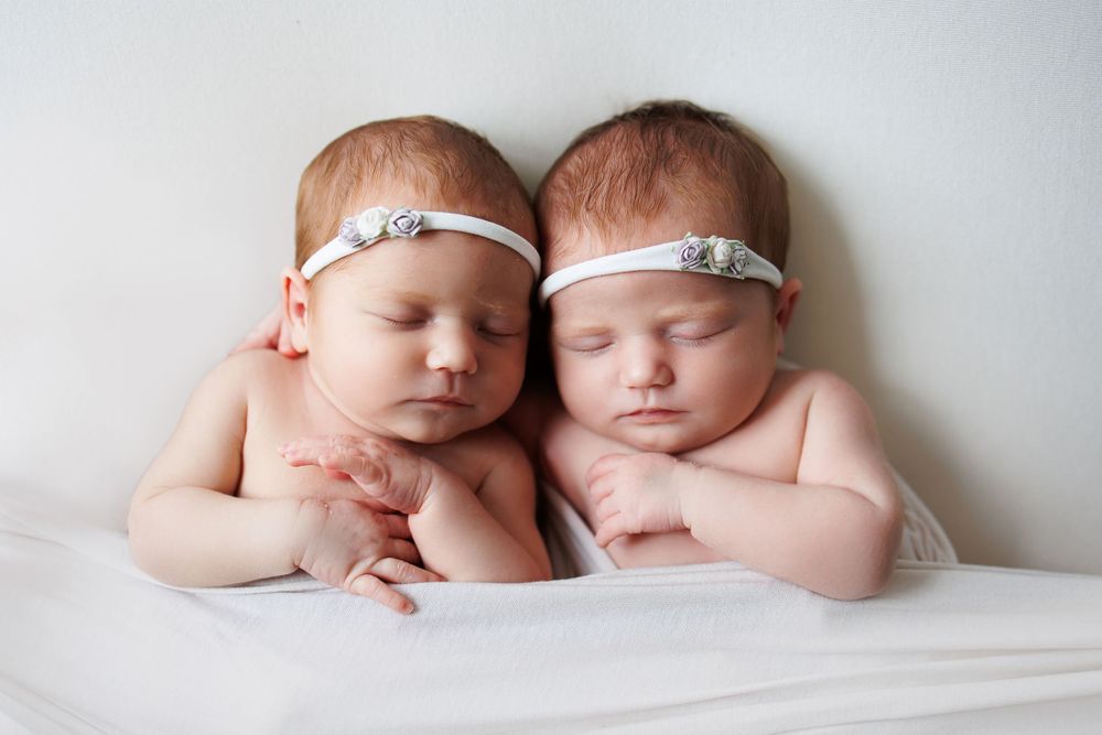 twin baby sisters photography newborn Greater Manchester Tameside