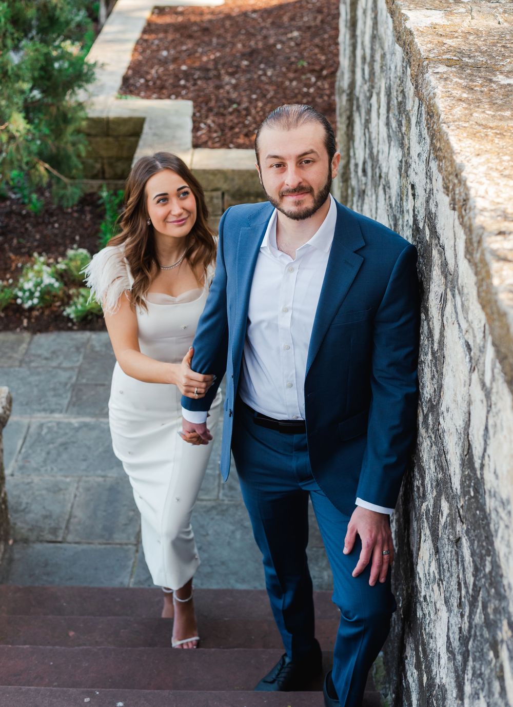 Dallas outdoor engagement session