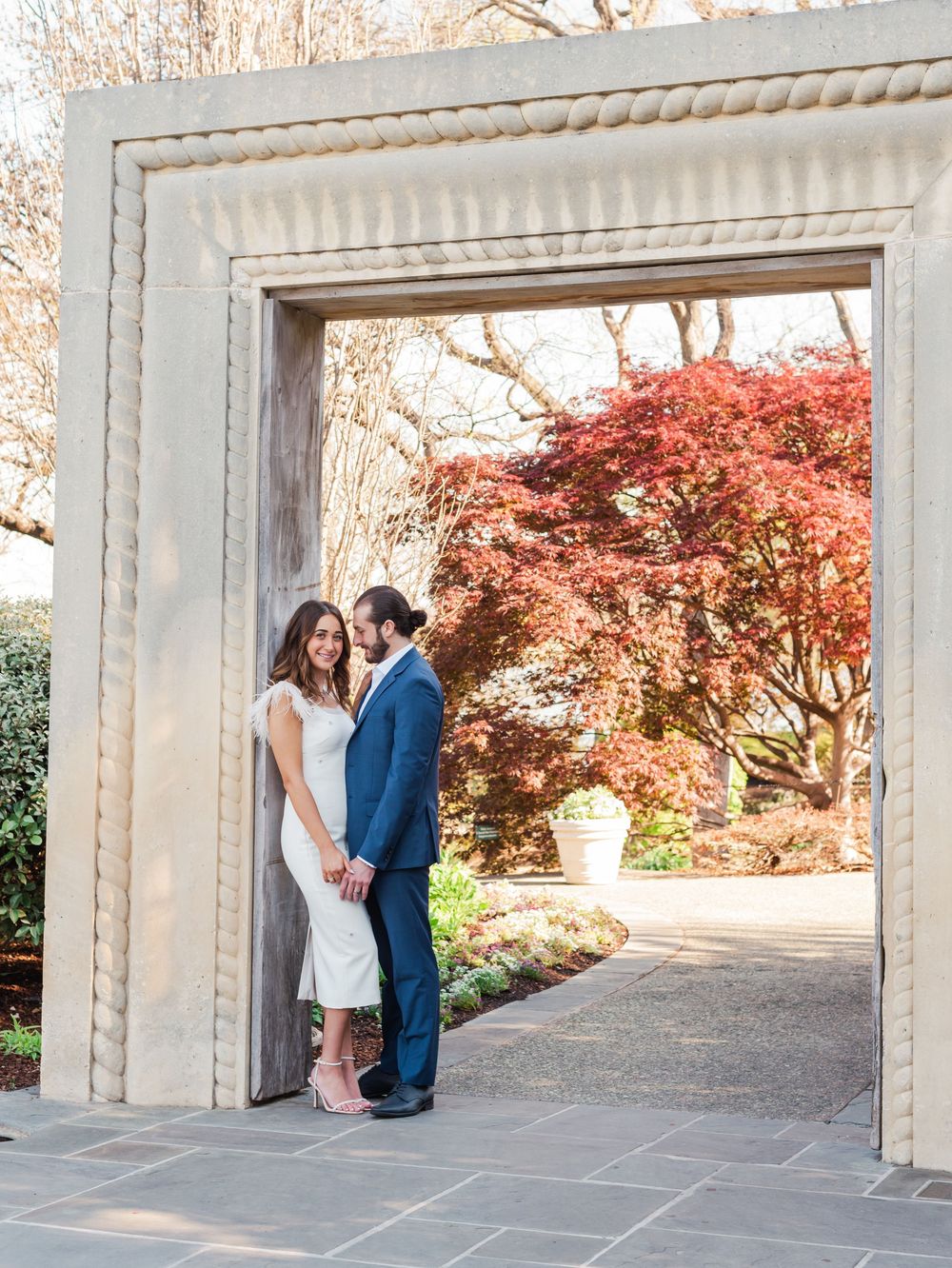 Dallas outdoor engagement session