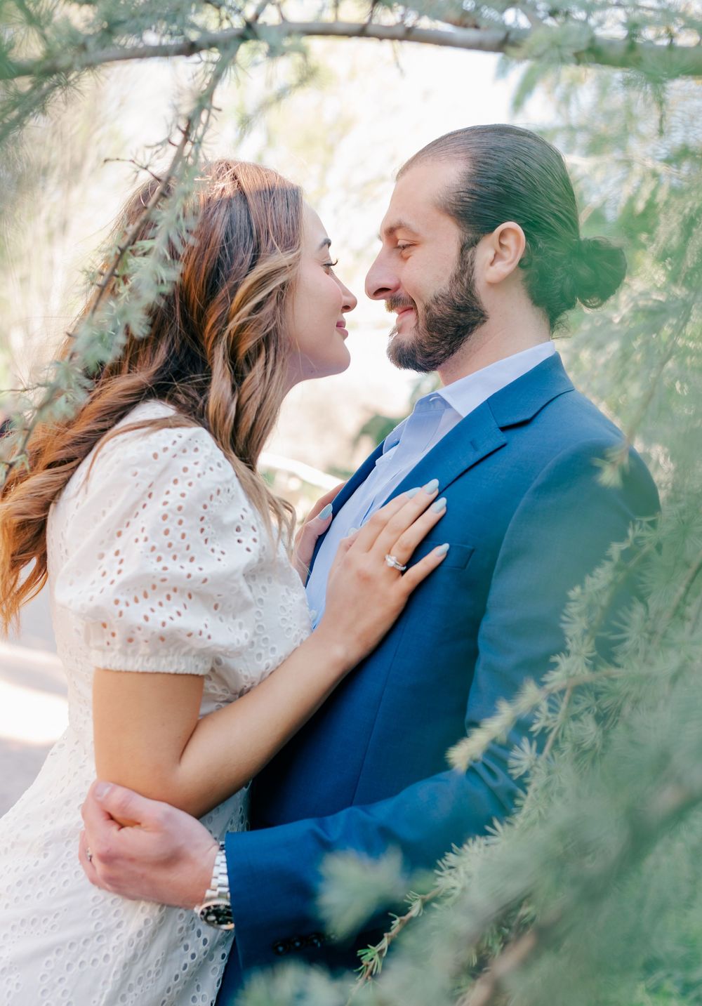 Dallas outdoor engagement session