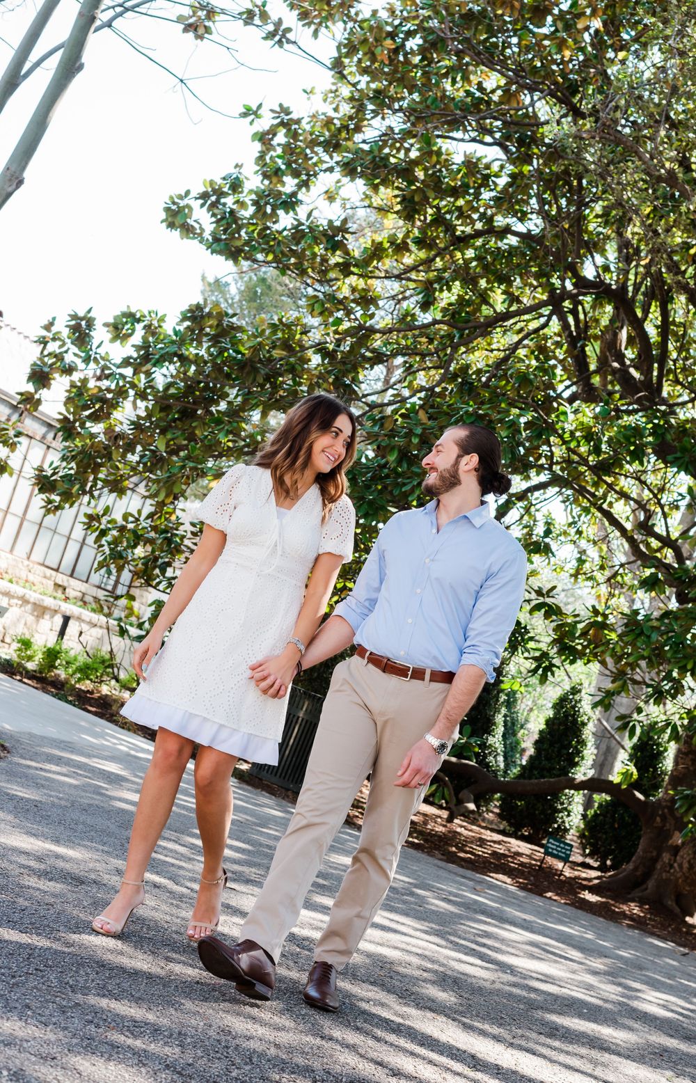 Dallas outdoor engagement session