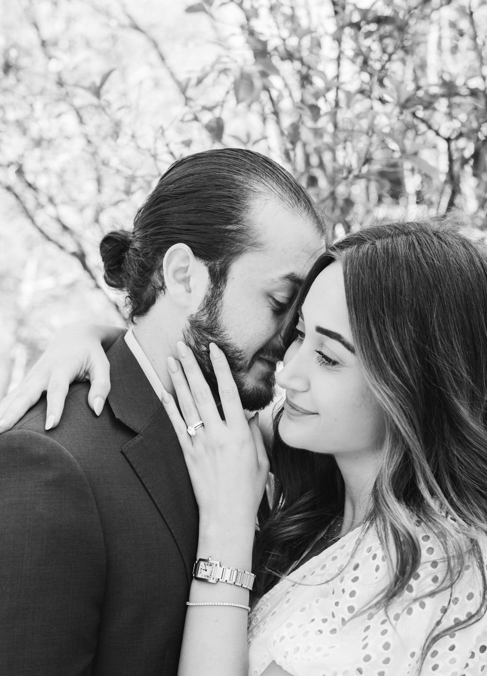 Dallas outdoor engagement session