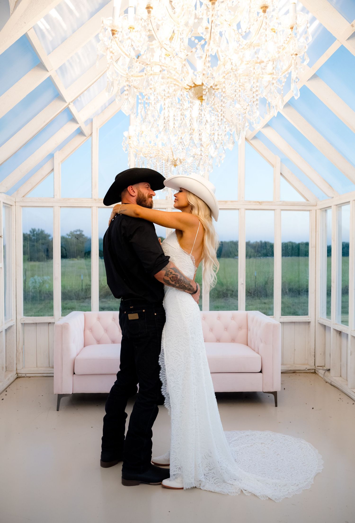 Country Chic wedding Portrait