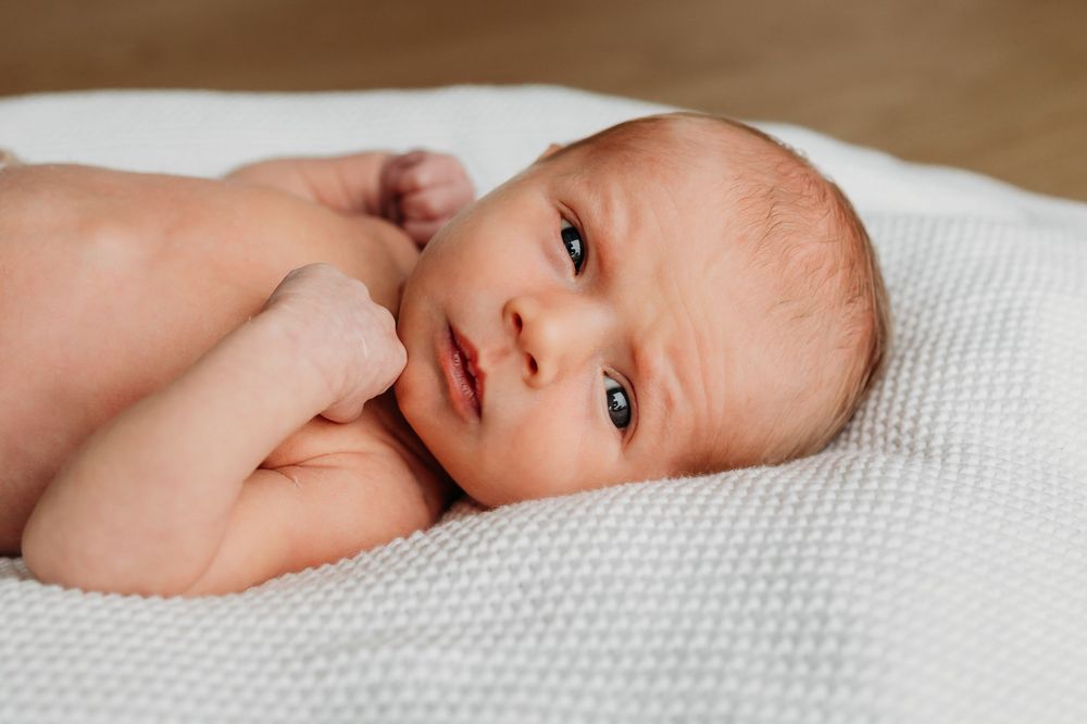 Nyfødtfotografering hjemme hos familien på Jæren