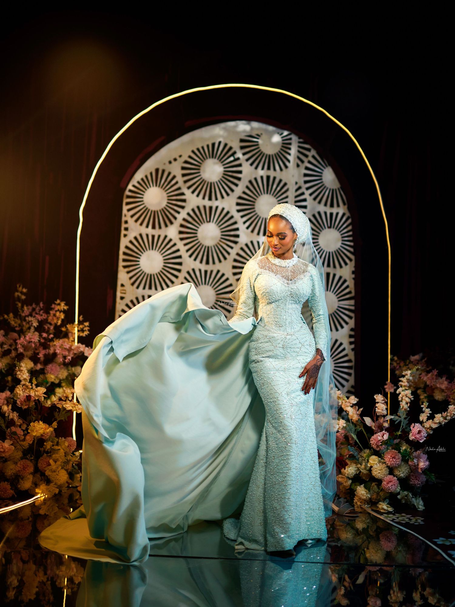 Muslim bride at her Destination wedding photography by Nicole Adehi, VALEO Photography worldwide