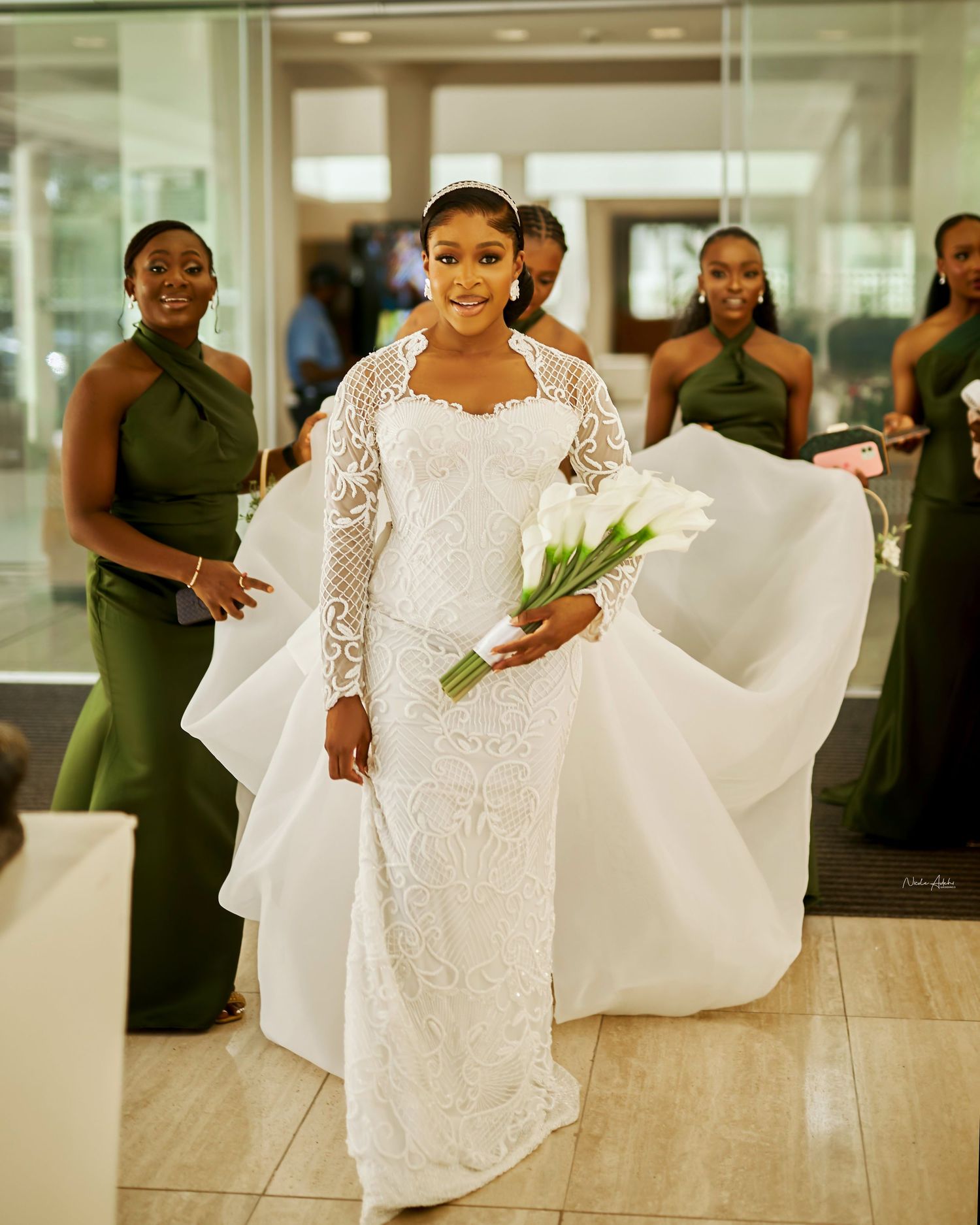 Editorial luxury wedding portrait, Nicole Adehi VALEO Photography award-winning
