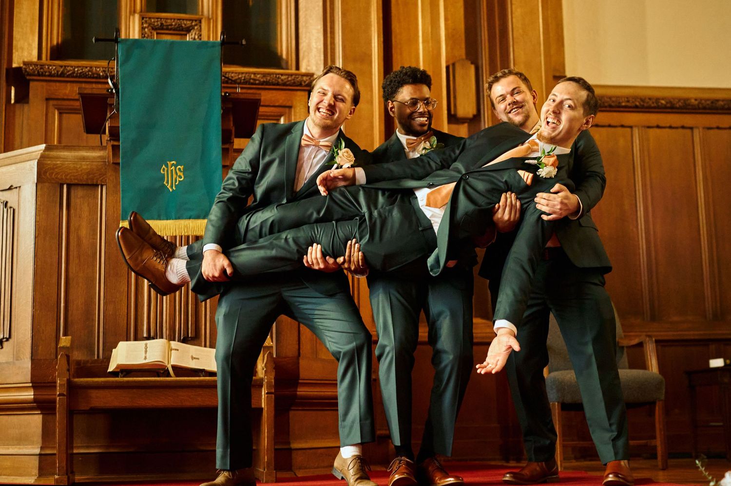 Luxury Nigerian wedding photographer capturing groomsmen Toronto Canada