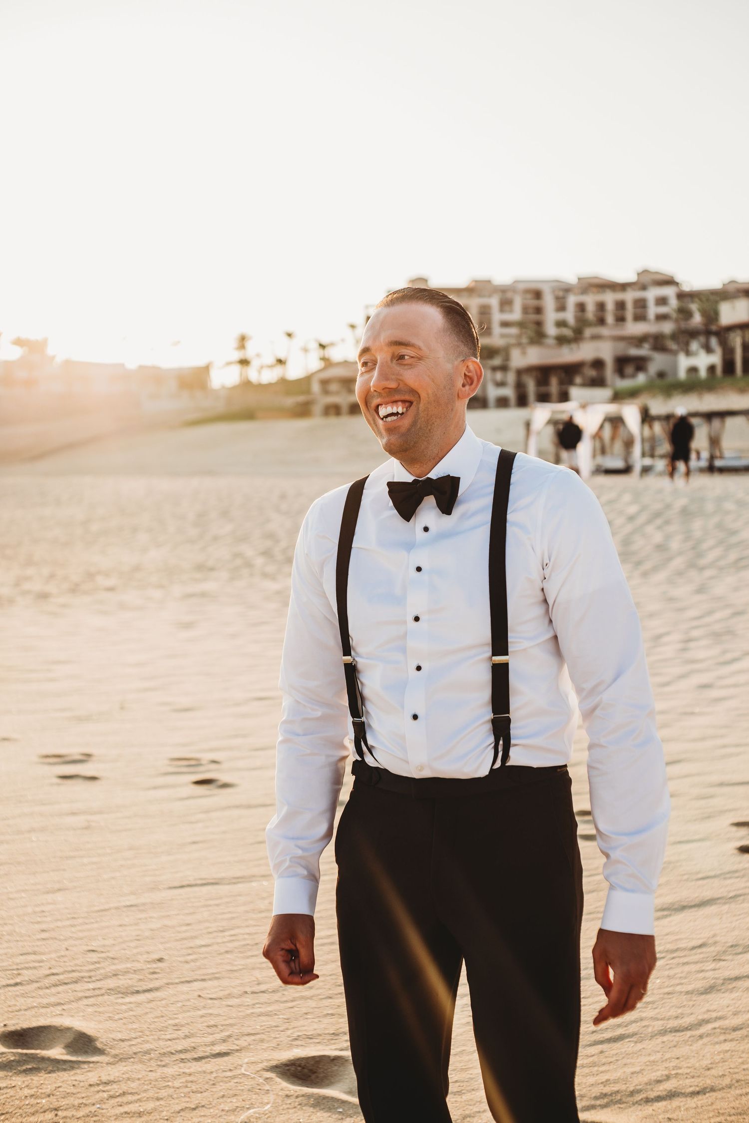 Clint Swindell of CSwindell Photography posing on his own wedding day.