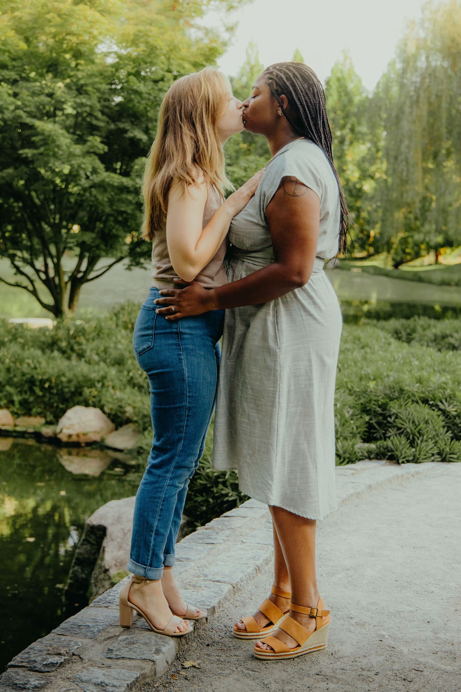 engagement session in Maymont Park in Richmond Virginia