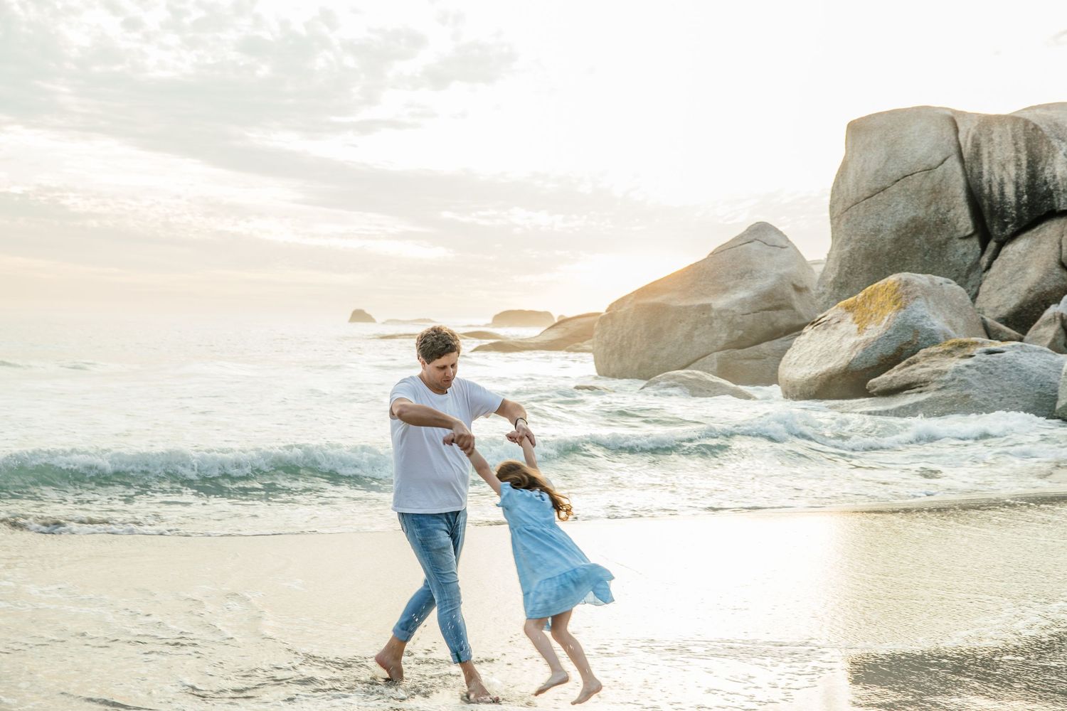 Cape Town Wedding and Engagement Photographer.Familyshoot  at Clifton , Cape Town captured by Melissa Van Riel Photography