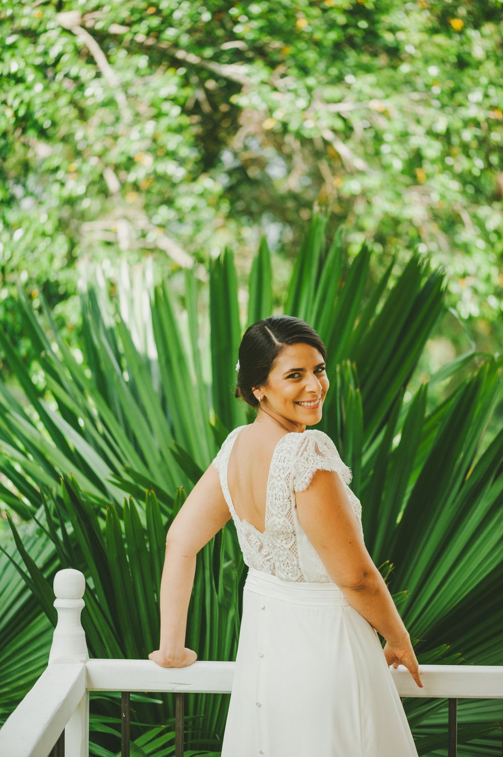 Bride's portrait.