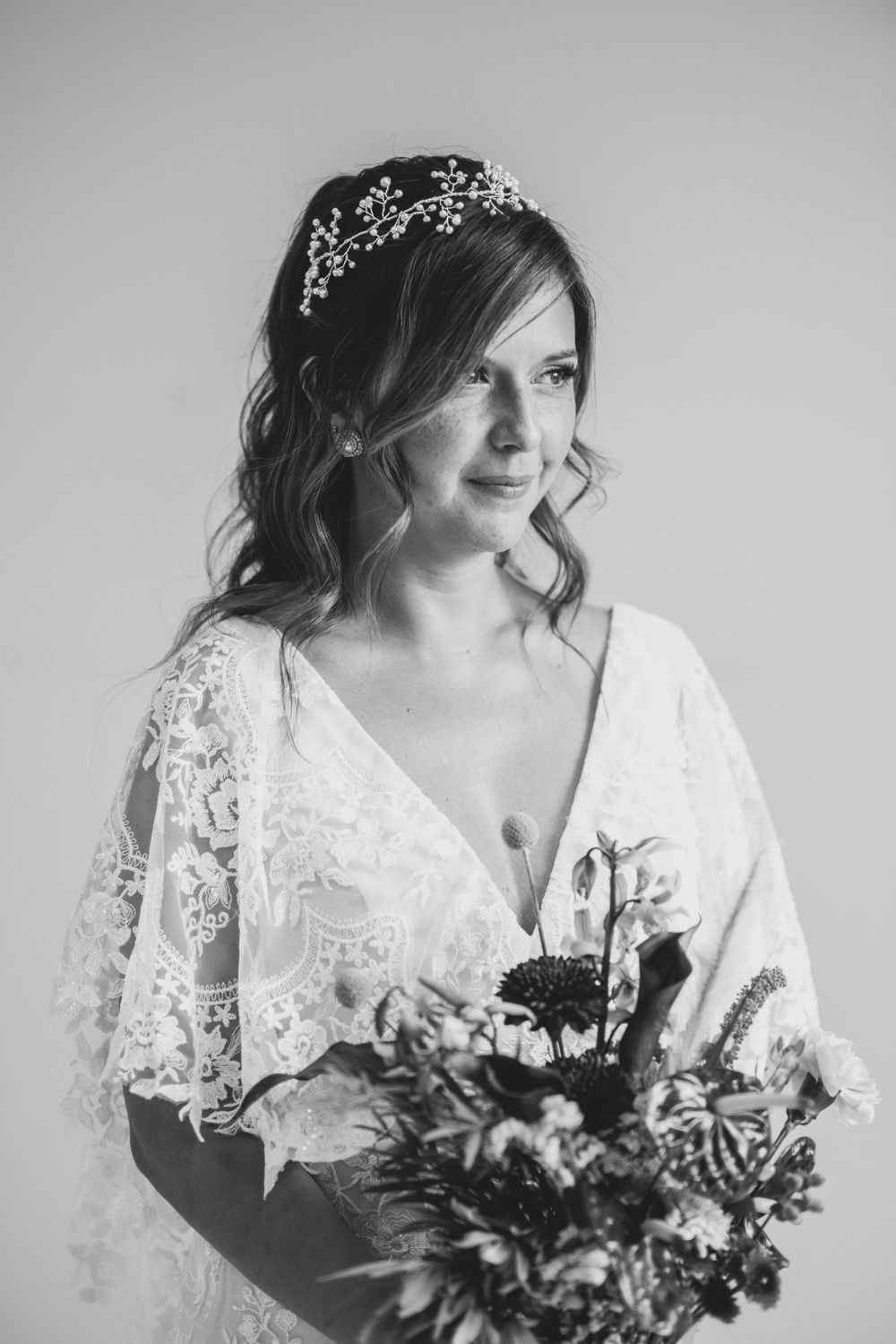 Portrait of a bride.