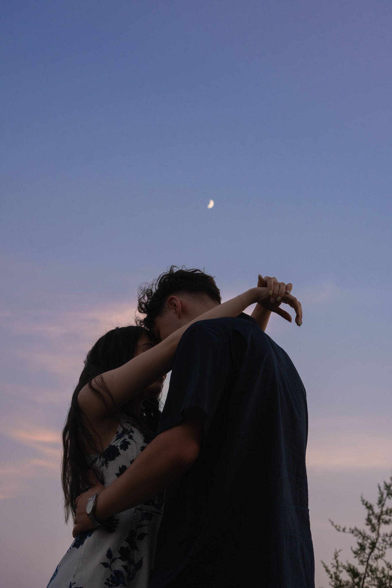 Alyssa S. Creative dreamy sunset couples session. Fort Worth, Texas.