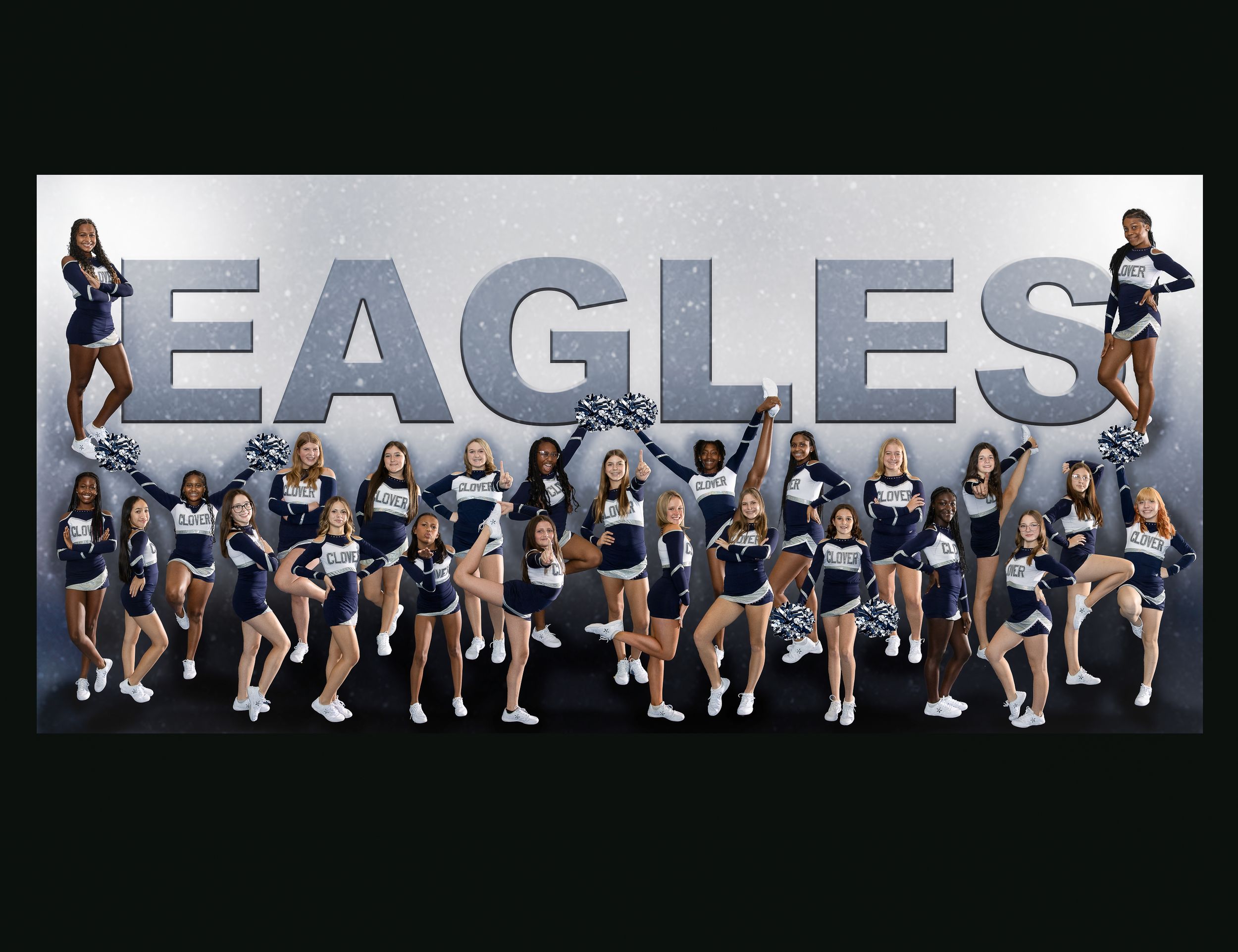 Clover middle school CHEER PHOTOGRAPHER Golden Cam Studios. Tianna Chapman, daughter of Robyn Chapman