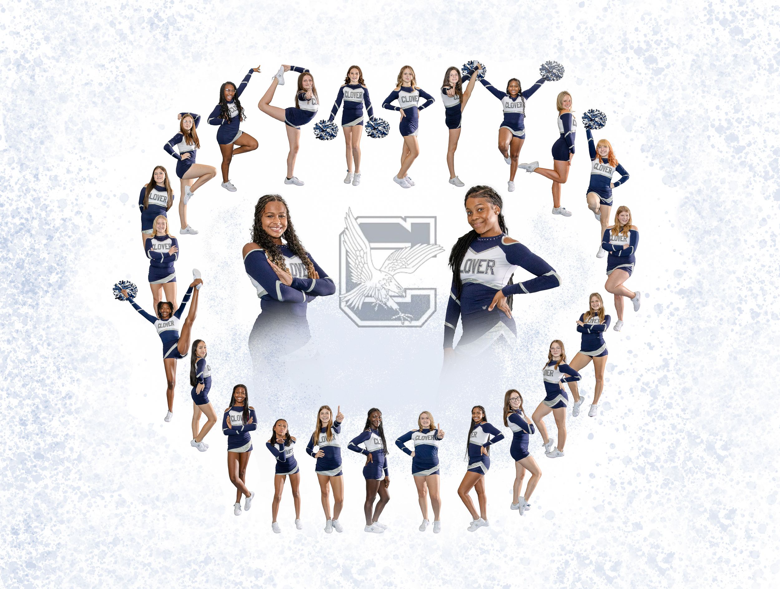 Clover middle school CHEER PHOTOGRAPHER Golden Cam Studios