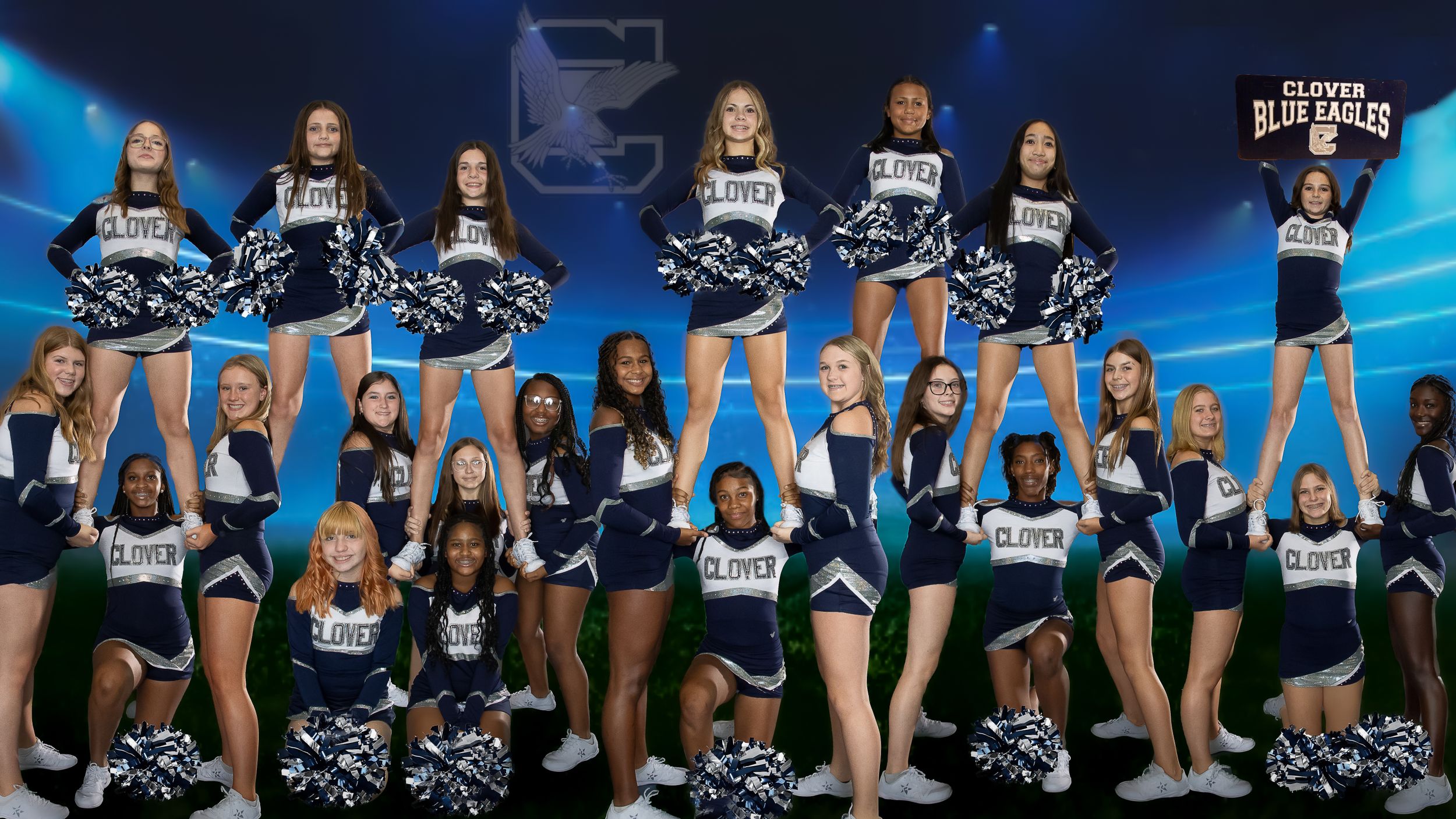 Clover middle school CHEER PHOTOGRAPHER Golden Cam Studios