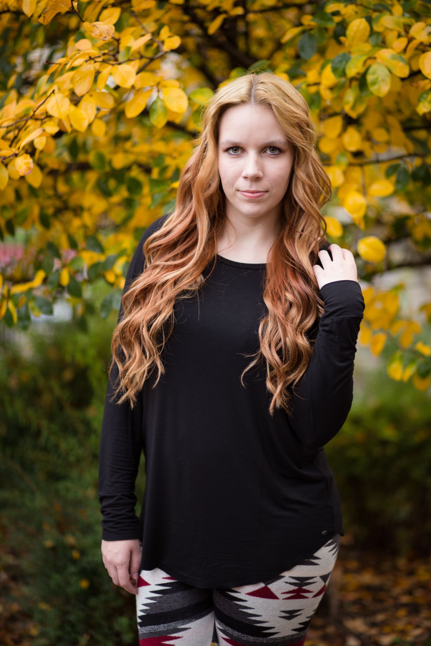 senior pictures fall colors memory grove park salt lake city utah