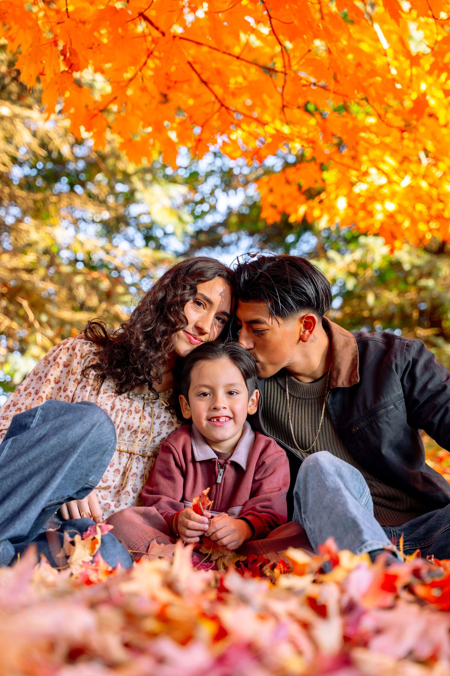 Beautiful Autumn Family Portraits
