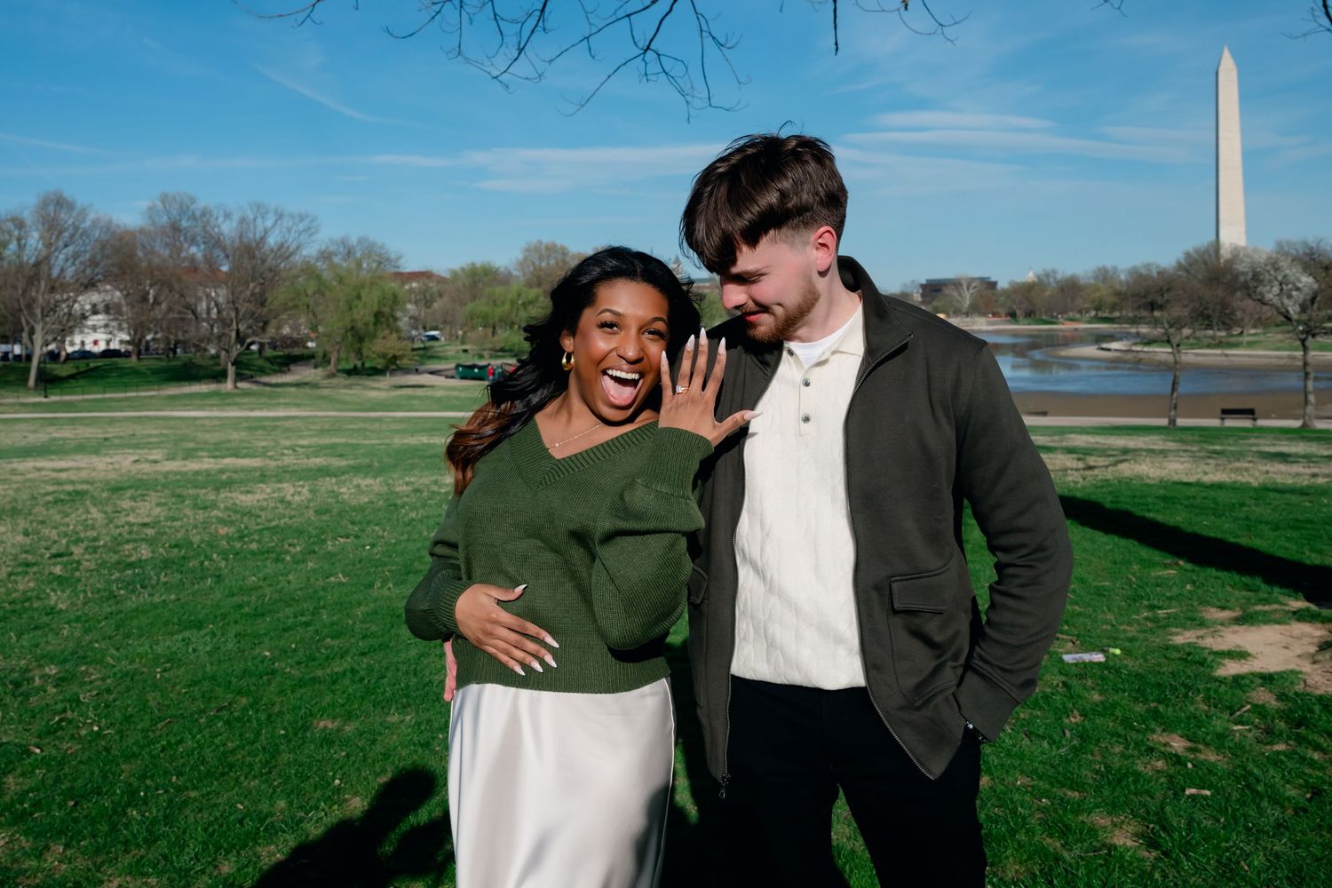 Washington DC Surprise Proposal Photography