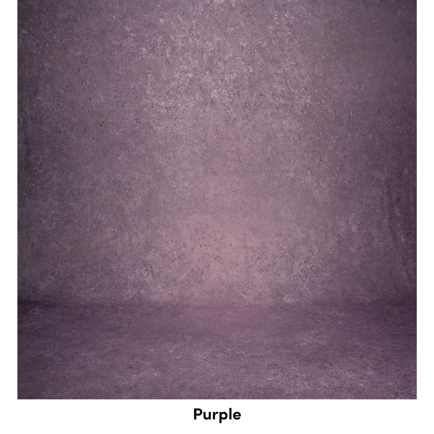 Rich purple studio background with textured surface and subtle shadowing effects.