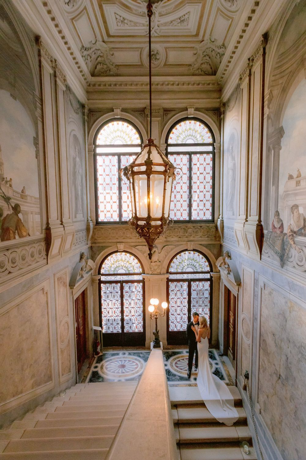 Luxury elopement wedding photo shoot at hotel Aman Venice
