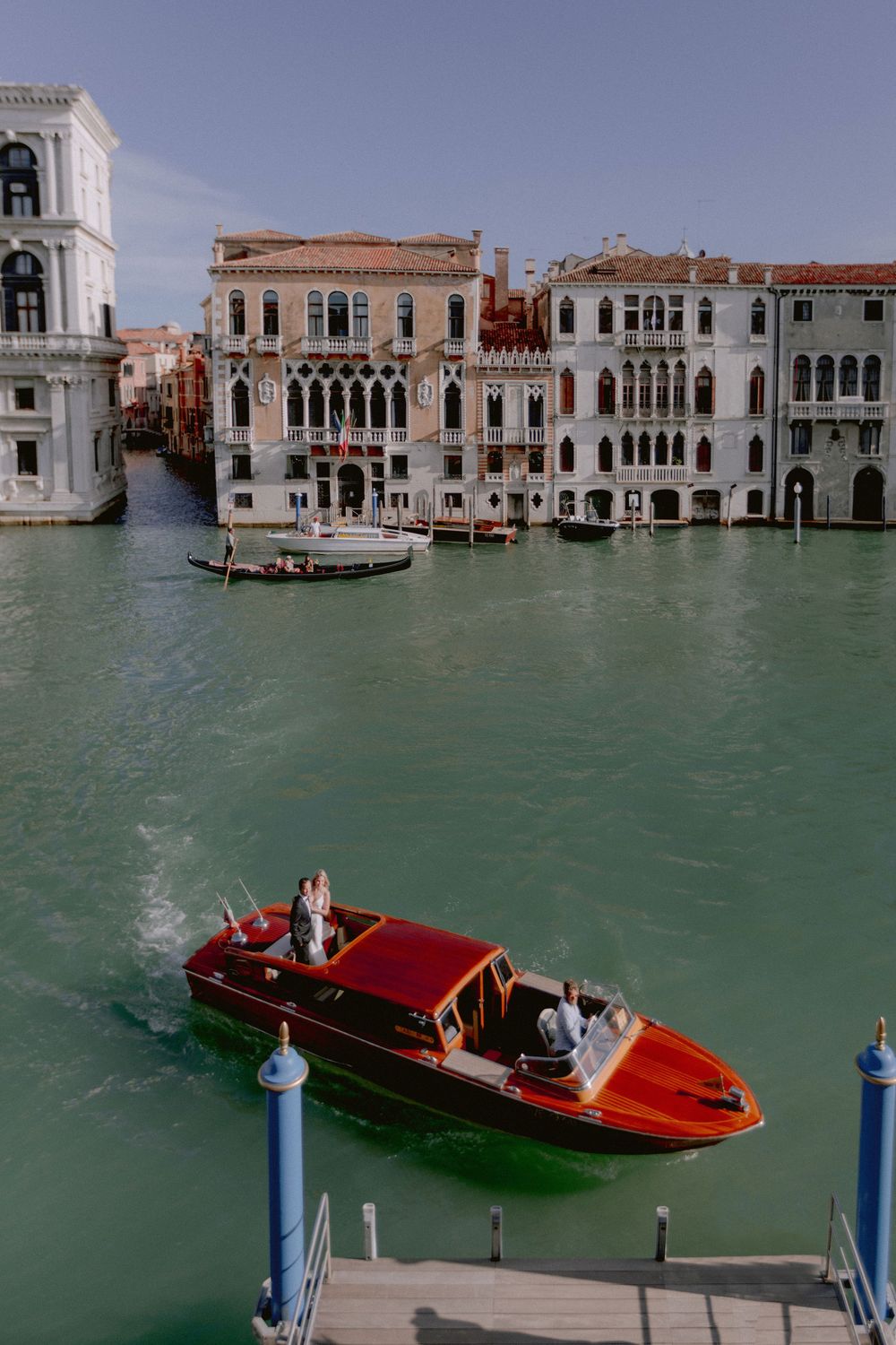 Boat ride along Grand Canal in Venice