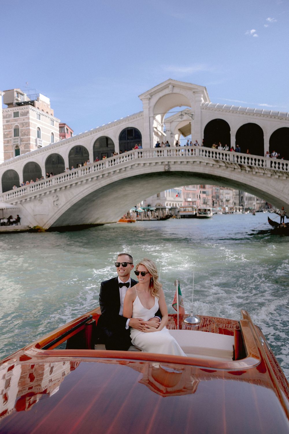 Boat ride along Grand Canal in Venice