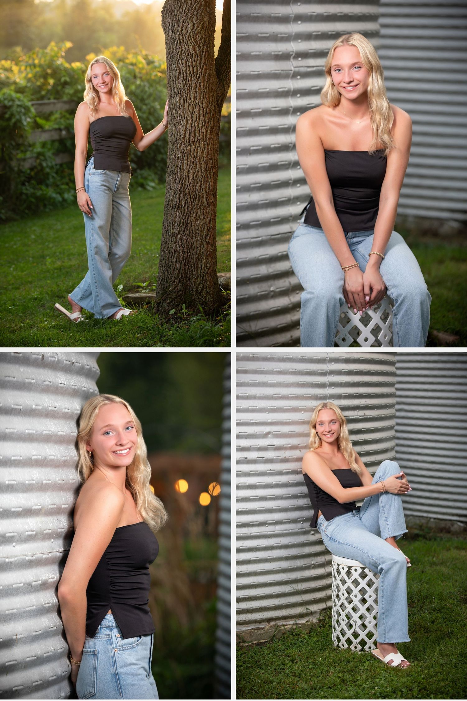 Olentangy senior pictures.  Senior pictures on the farm.  Floral senior pictures. Senior pictures in a field. Senior pictures with horses.