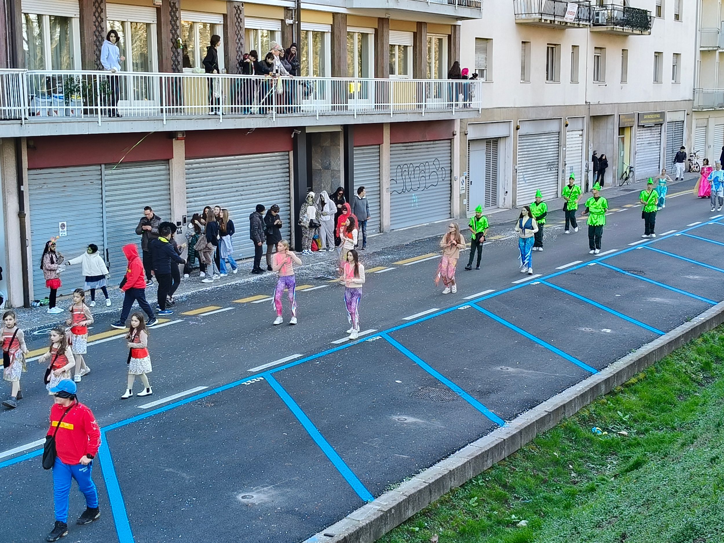 Treviso Carnival Parade 2026. The Energy in Motion Dance School from Nervesa della Battaglia with the show “The World of Disney”.