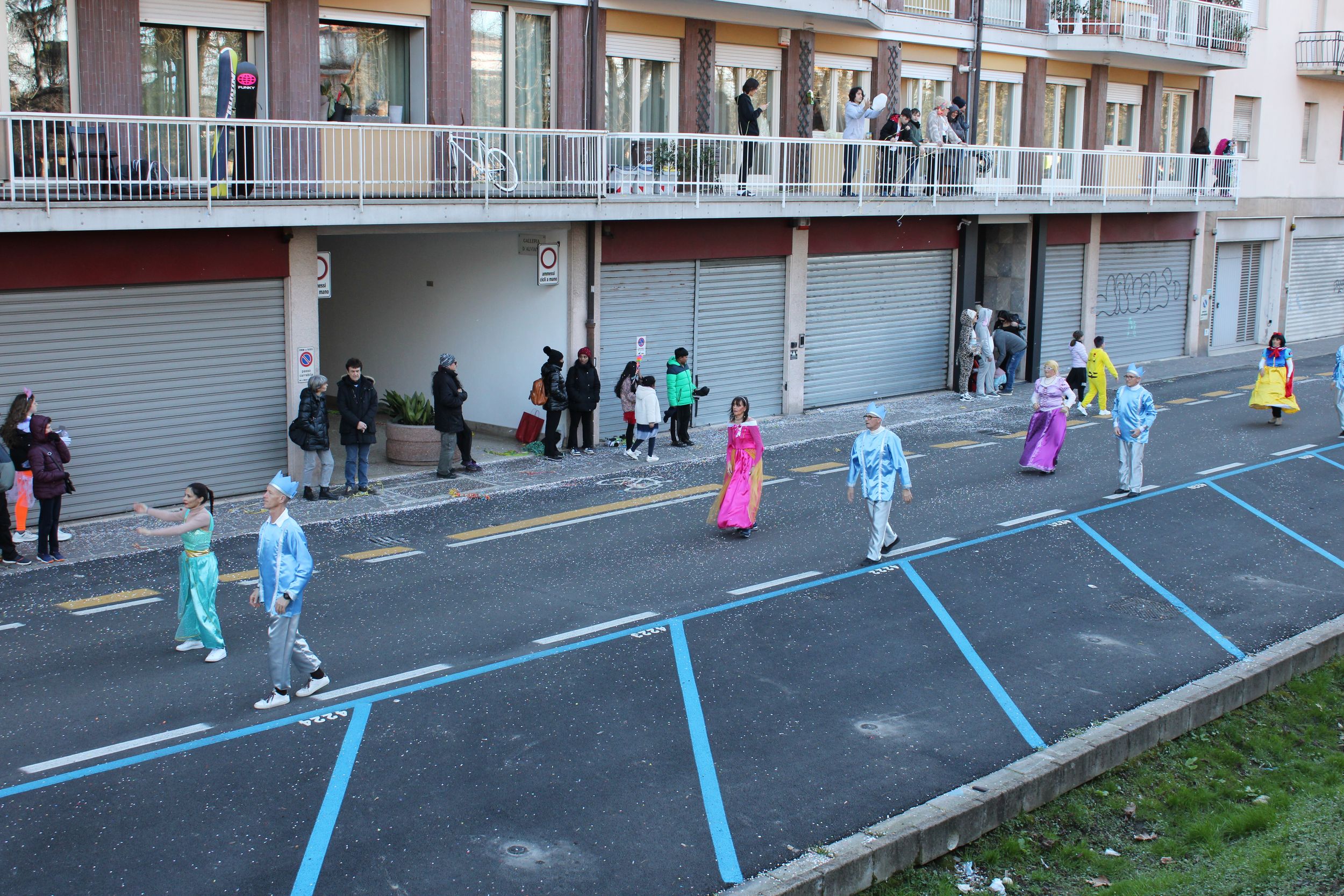 Treviso Carnival Parade 2026. The Energy in Motion Dance School from Nervesa della Battaglia with the show “The World of Disney”.