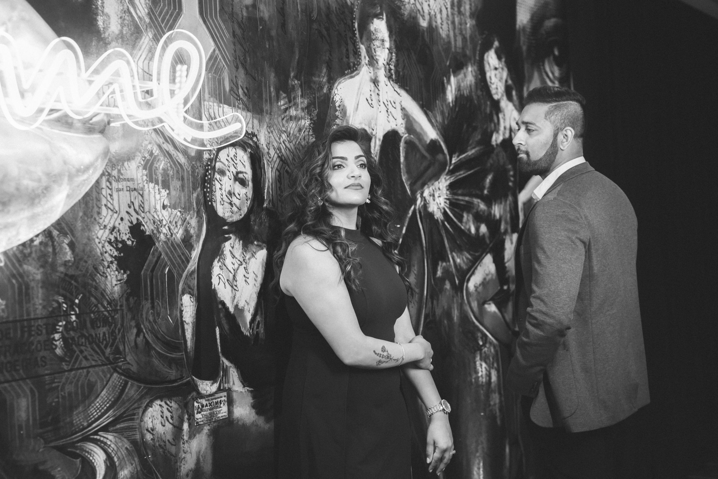 Portugal wedding photographer captures engagement photoshoot at Maxime Hotel Lisbon, with cinematic & editorial photo style