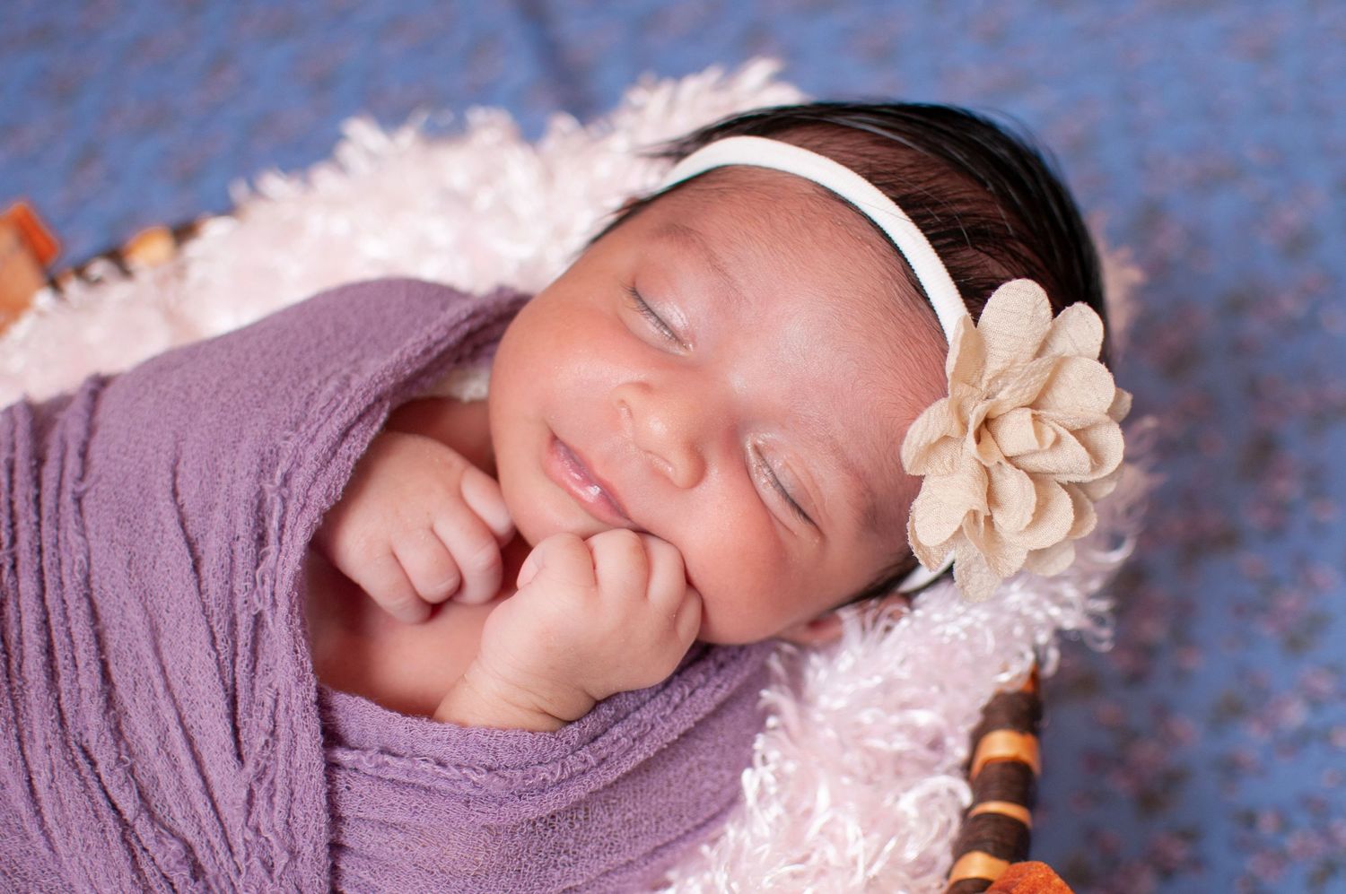 Newborn baby girl
