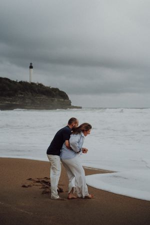 photo couple biarritz