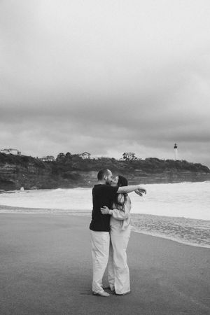 photo couple biarritz