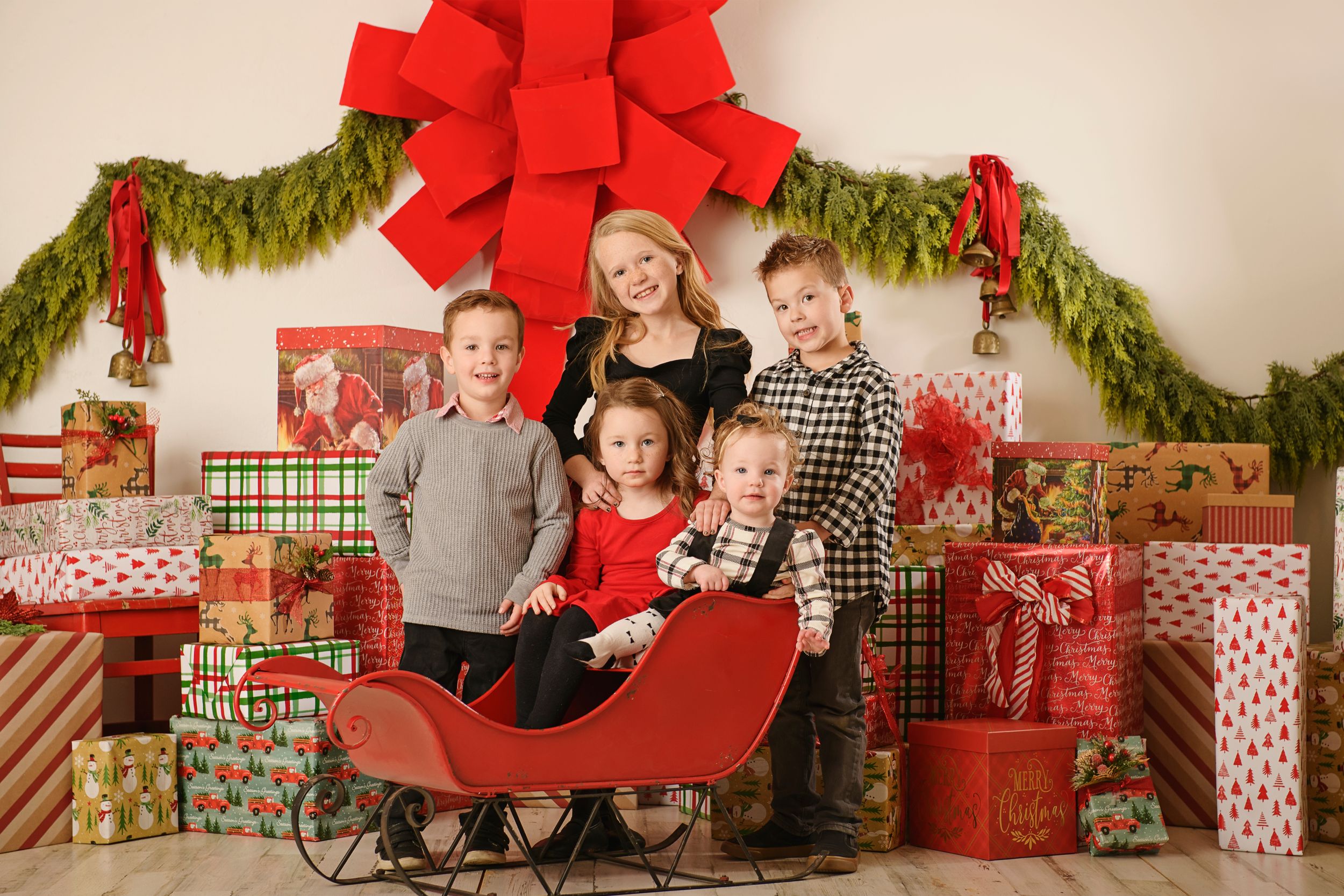 Each of our Christmas sets are custom styled and built! Creating something truly unique each year! Blackfoot, Idaho Falls, Pocatello photog