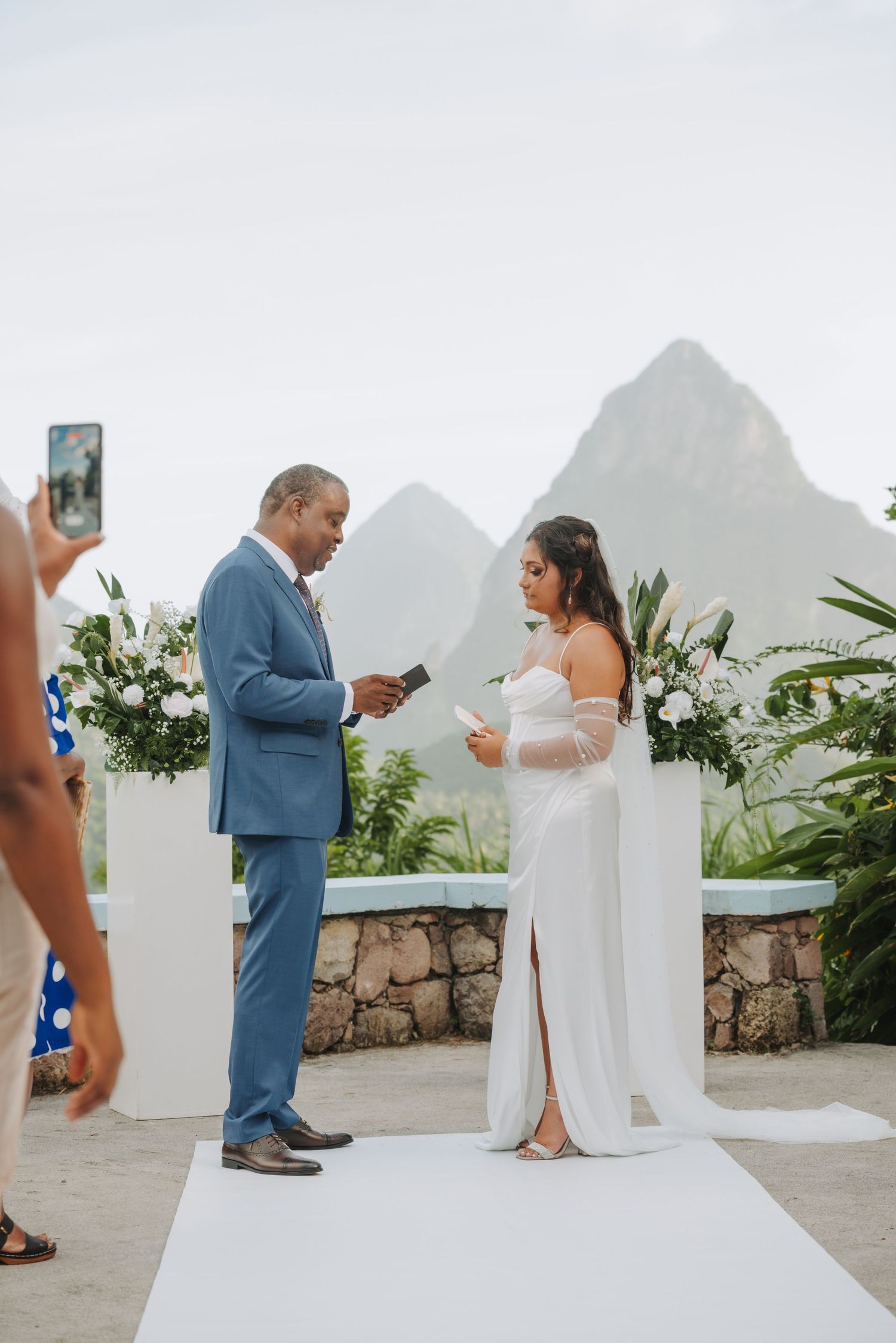 St Lucia Wedding photographer captures intimate destination wedding at La Haut St Lucia