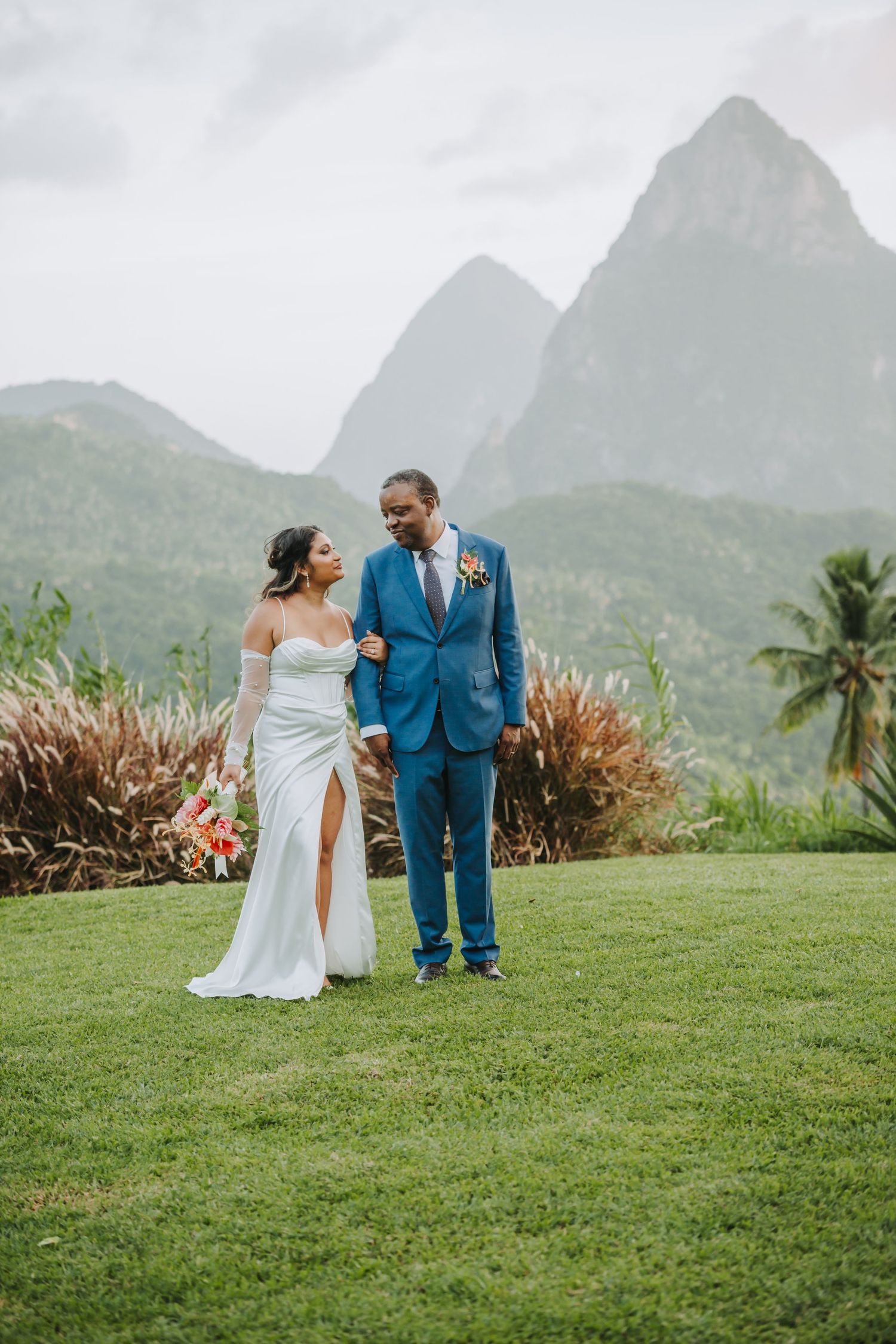 St Lucia Wedding photographer captures intimate destination wedding at La Haut St Lucia
