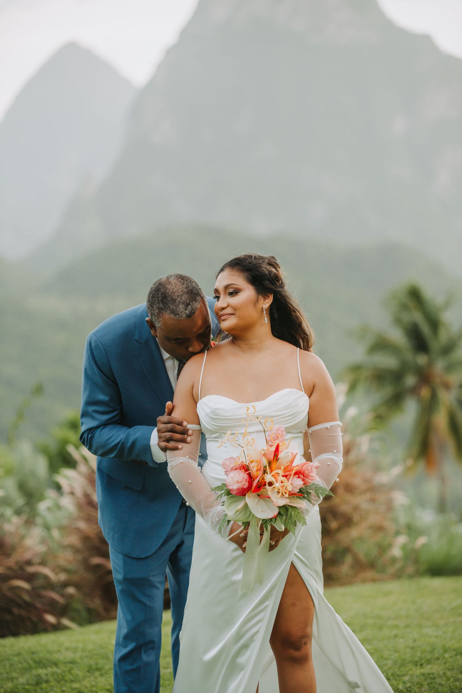St Lucia Wedding photographer captures intimate destination wedding at La Haut St Lucia