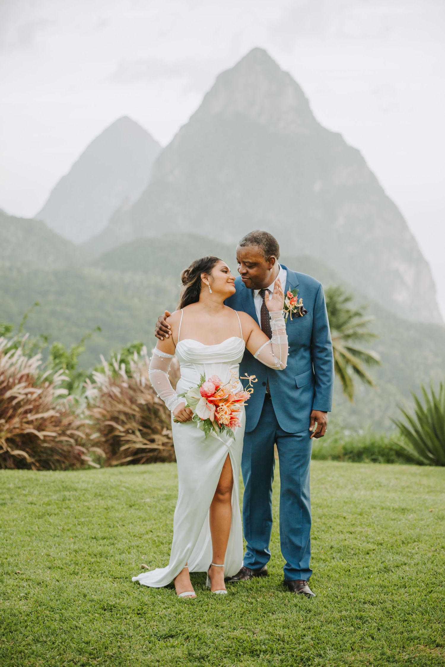 St Lucia Wedding photographer captures intimate destination wedding at La Haut St Lucia