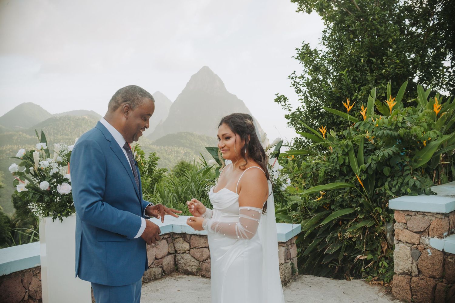 St Lucia Wedding photographer captures intimate destination wedding at La Haut St Lucia