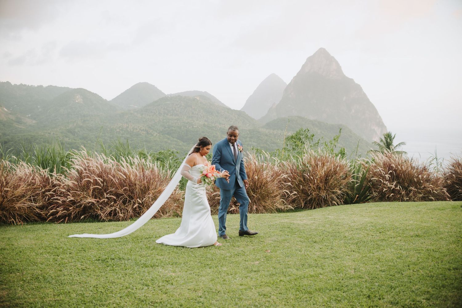 St Lucia Wedding photographer captures intimate destination wedding at La Haut St Lucia