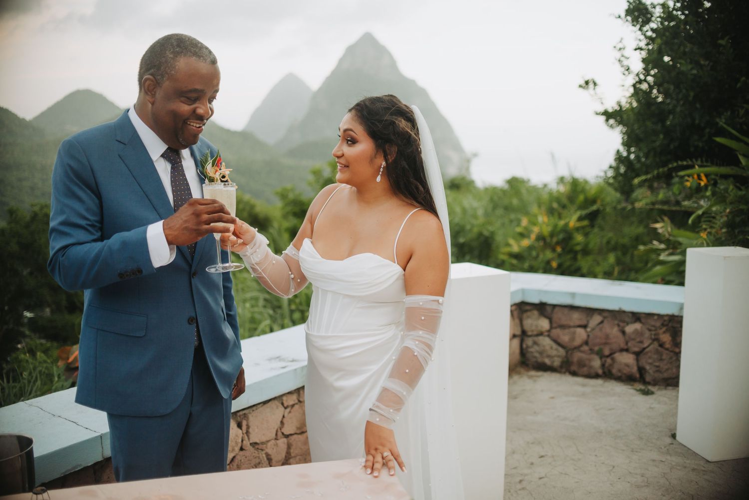 St Lucia Wedding photographer captures intimate destination wedding at La Haut St Lucia