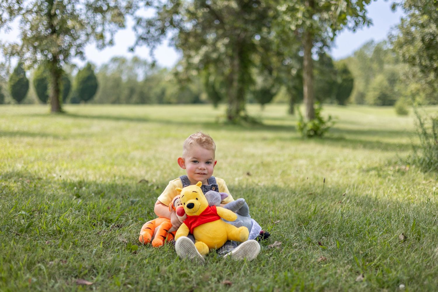 Springfield, IL Photographer captures a boy showing his personality during a milestone session in Central IL