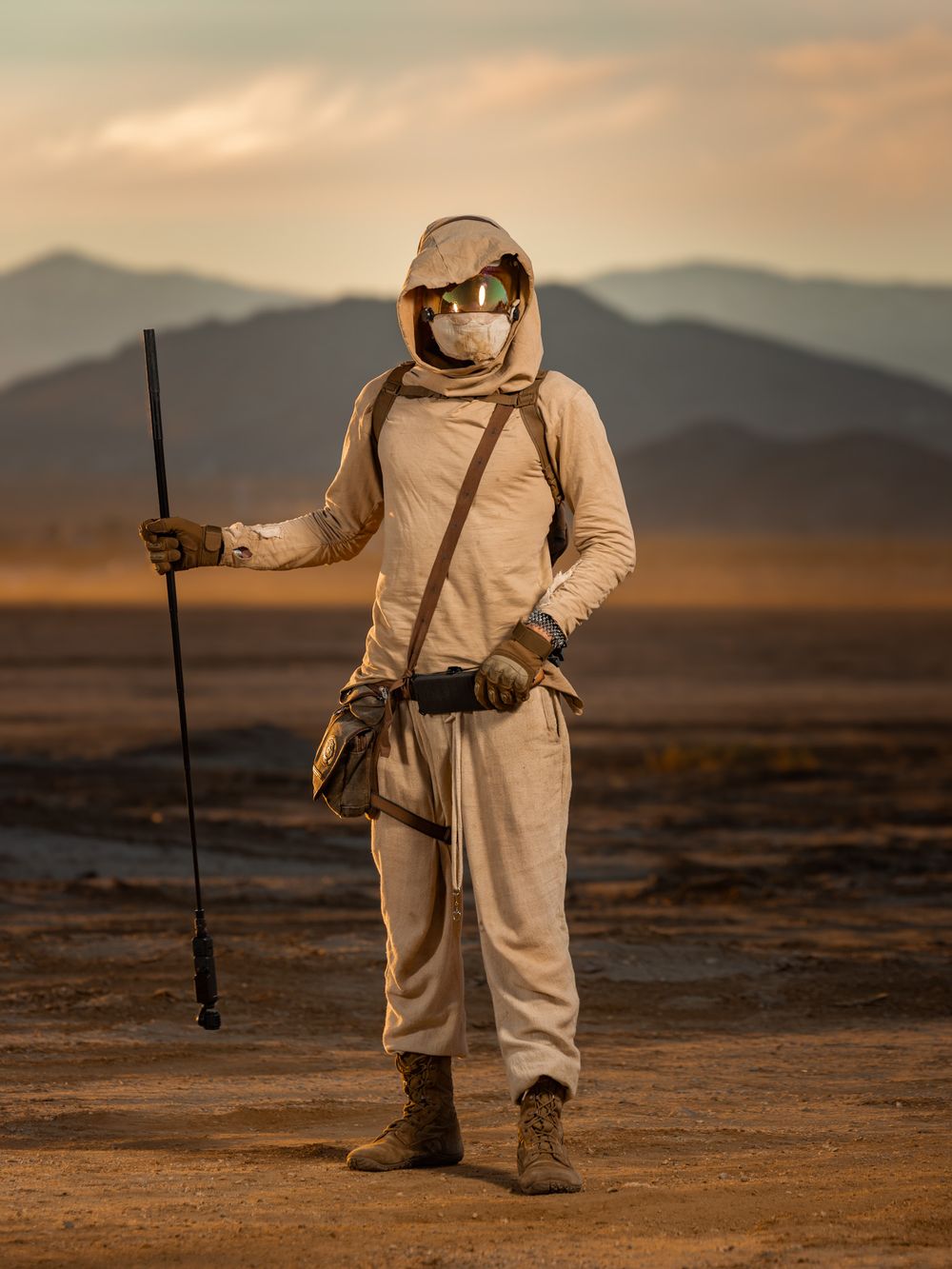 Commercial photo of a man in costume