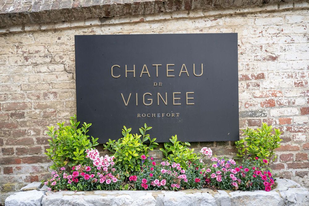 Entrée du chateau de vignée à Rochefort