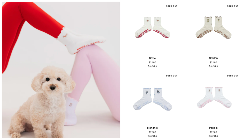 Cute plush slippers with bunny ear designs displayed in two colors, white and pink, on a retail product webpage.